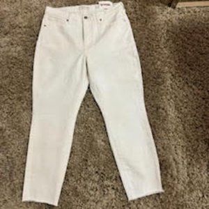 Lucky Brand High Rise Skinny Jeans - White